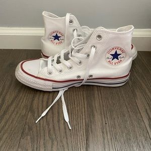 White High Top Converse